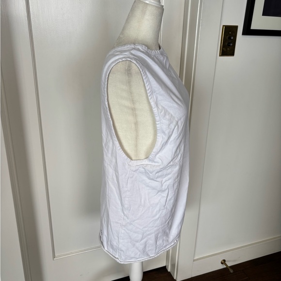 ALO Yoga Men's White Muscle Tank Top Sz M - Picture 4 of 8